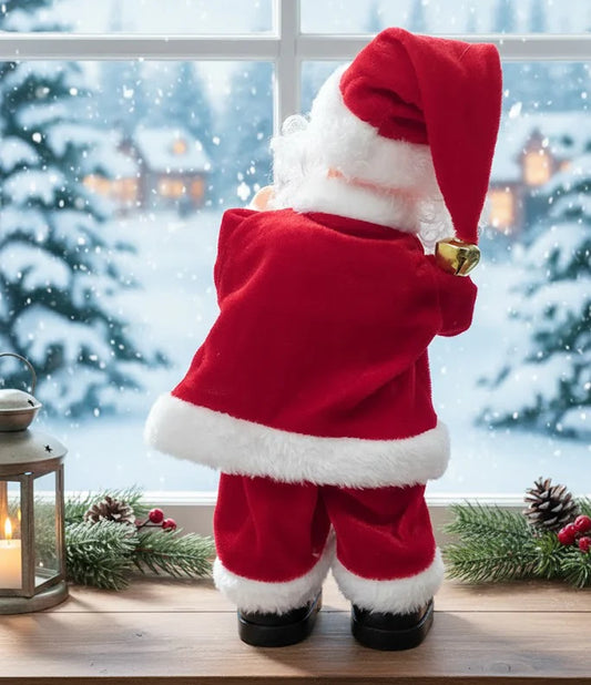 Santa Blessing Claus Dancing Doll Toy with Jingle Bell
