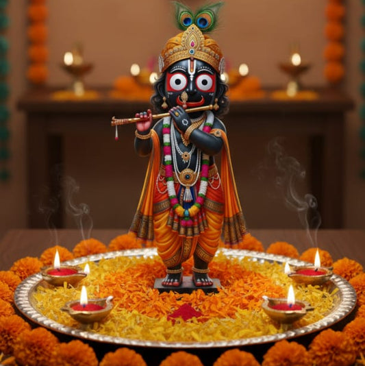 Standing Jagannath With Flute