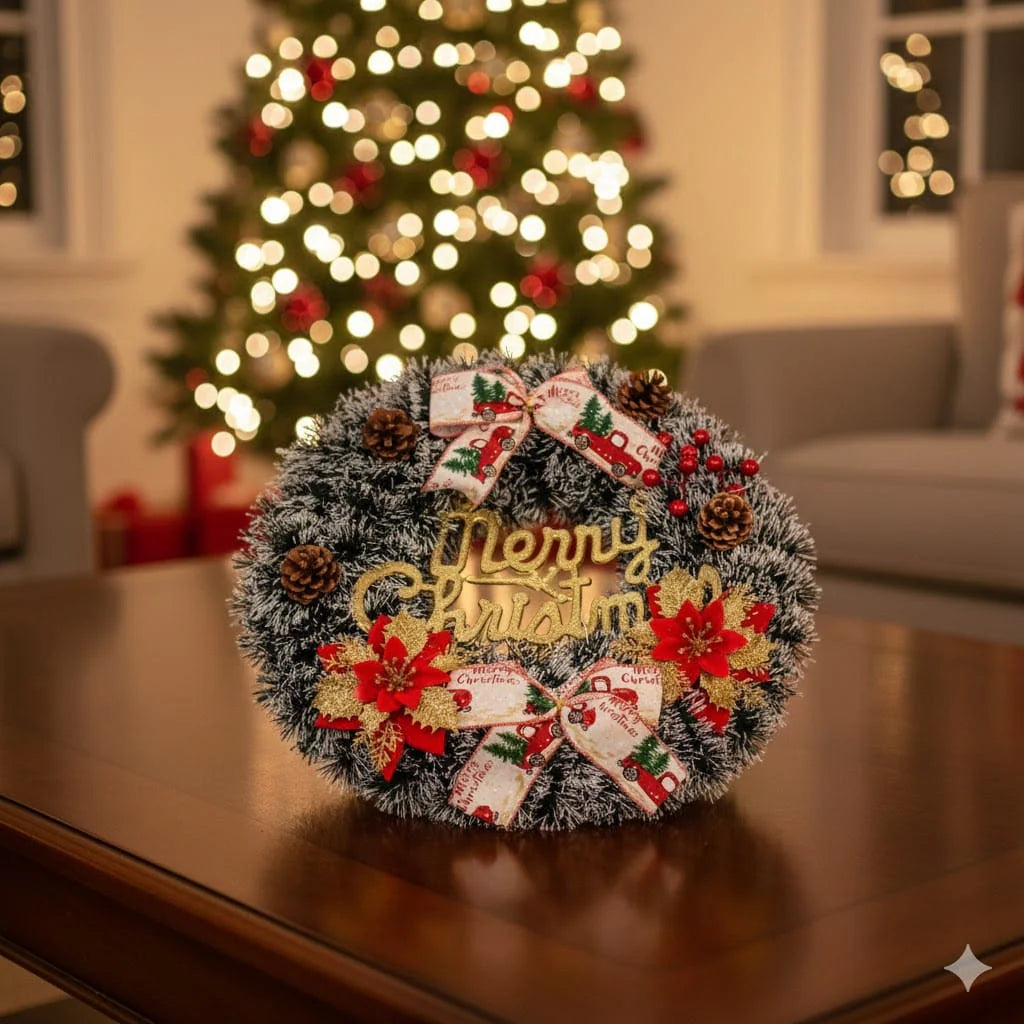 Artificial Christmas Wreath  for Tree Hanging Decoration