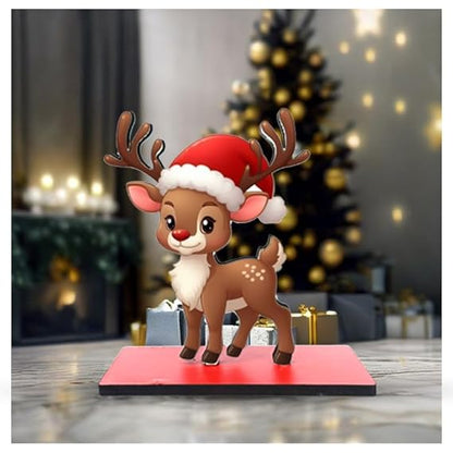 Deer Tabletop showpiece, Christmas Gift, Christmas Decoration