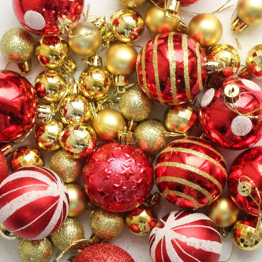 TIED RIBBONS Christmas Decoration Balls Set