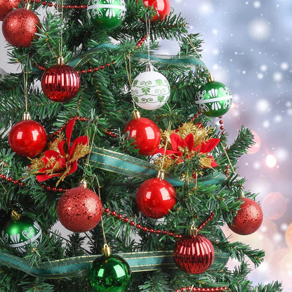 TIED RIBBONS Christmas Decoration Balls Set