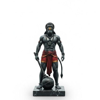 Black Stone Lord Hanuman Idol
