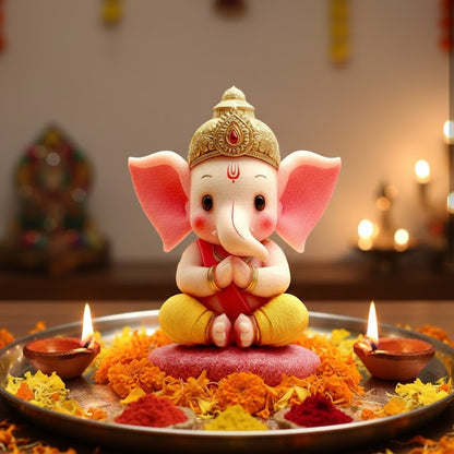 Cute Bal Ganesha Idol