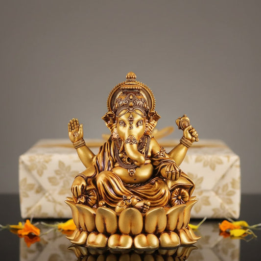 GANPATI BAPPA (LOTUS) CAR DASHBOARD IDOL