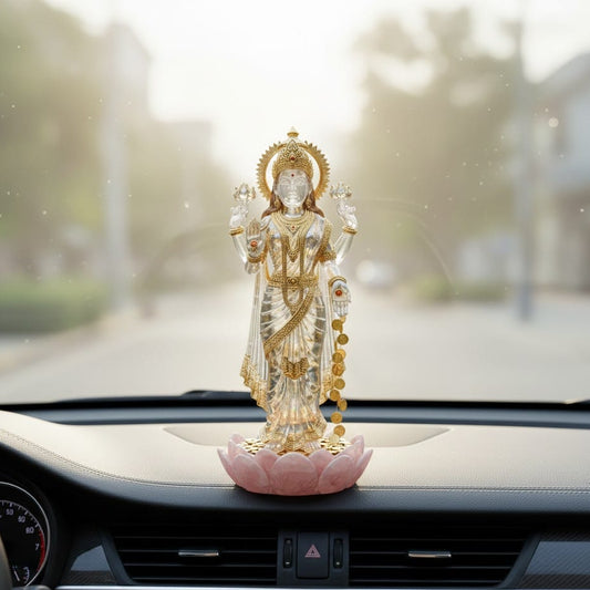 Lord Lakshmi Mata Idol (Glass)