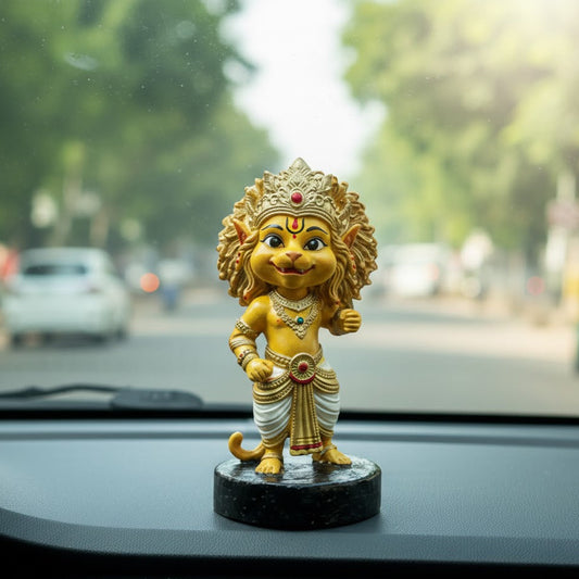 Lord Narasimha Idol in Smile Mudra