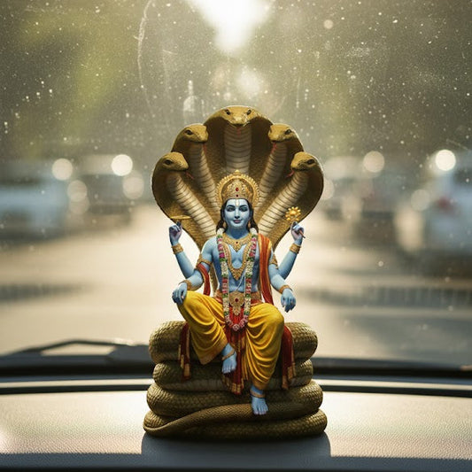 Lord Vishnu Ji Sitting On Sheshnag