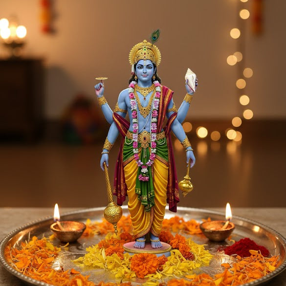 Stnading Lord Vishnu Ji Idol
