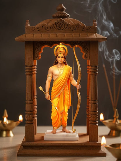 Lord Ram With Dhanush Idol