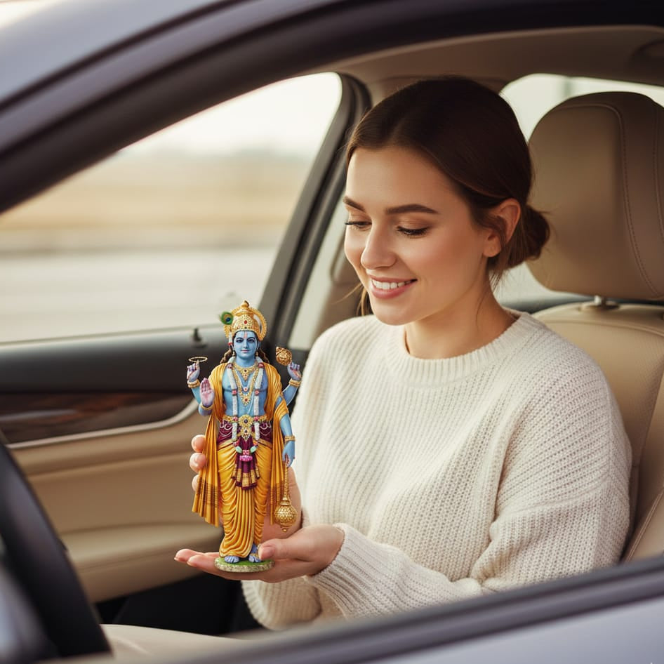 Standing Lord Vishnu Idol