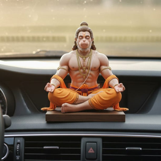 Meditating Lord Hanuman Idol