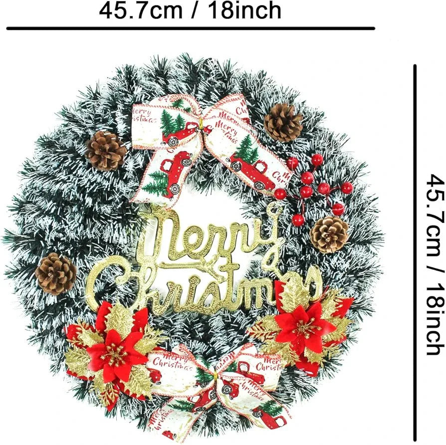 Artificial Christmas Wreath  for Tree Hanging Decoration