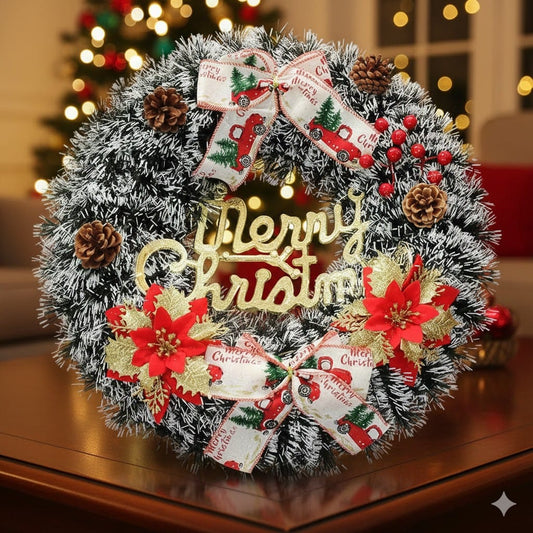 Artificial Christmas Wreath  for Tree Hanging Decoration